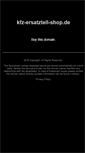 Mobile Screenshot of kfz-ersatzteil-shop.de